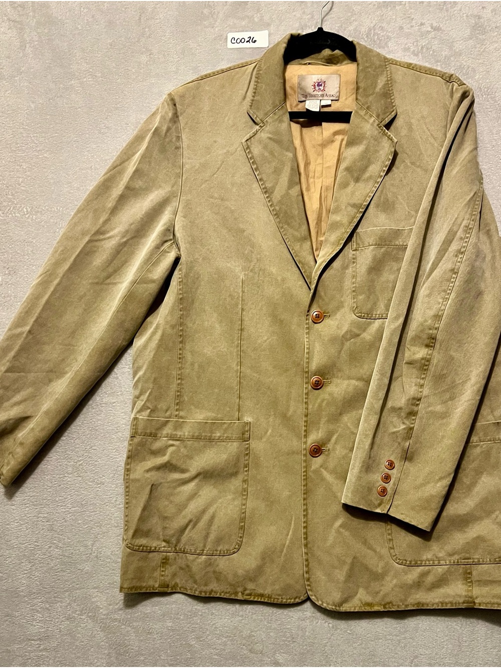 The Territory Ahead Olive Lightweight Field-Style Blazer